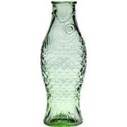 Serax Fles in Visvorm - 1 L - Transparant groen