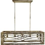 Clayre & Eef Hanglamp 97x30x100 cm Bruin Beige IJzer