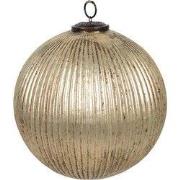 Clayre & Eef Kerstbal Ø 20x20 cm Goudkleurig Glas