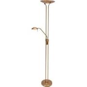 Mexlite - vloerlamp - Biron - brons - glas metaal - design lamp - LED ...