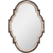 Clayre & Eef Spiegel 63x4x91 cm Bruin Beige Hout