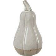 Clayre & Eef Decoratie Pompoen 9 cm Beige Porselein