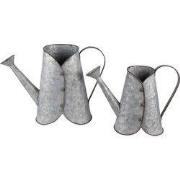 Clayre & Eef Decoratie Gieter 40x16x29 cm Grijs Metaal