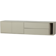 vtwonen Settle Down TV-meubel - Grenenhout - Dust - 45x200x44