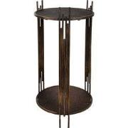 Clayre & Eef Bijzettafel 42x41x89 cm Bruin IJzer