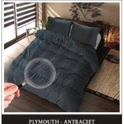Hotel Home Collection - Dekbedovertrek - Plymouth - 200x200/220 +2*60x...