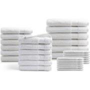 DoubleDry Handdoeken 30-delig set - Hotel kwaliteit 500 g/m2 - Wit