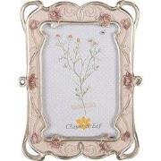 Clayre & Eef Fotolijst 10x15 cm Roze Kunststof