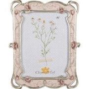 Clayre & Eef Fotolijst 13x18 cm Roze Kunststof