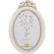 Clayre & Eef Fotolijst 13x18 cm Wit Goudkleurig Kunststof