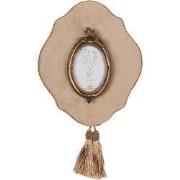 Clayre & Eef Fotolijst 6x9 cm Beige Goudkleurig Kunststof