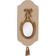 Clayre & Eef Spiegel 20x2x44 cm Beige Goudkleurig Polyresin