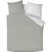 Zydante Swisstech® - Dekbedovertrekset - Omkeerbaar - Lichtgrijs & Wit...