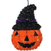 Clayre & Eef Halloween decoratie Pompoen 22 cm Oranje Kunststof