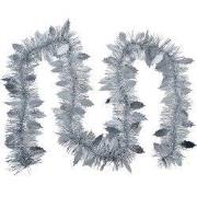 Clayre & Eef Kerstslinger Guirlande 200 cm Zilverkleurig Kunststof