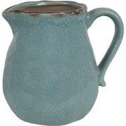 Clayre & Eef Decoratie Kan 17x13x15 cm Blauw Keramiek