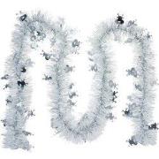 Clayre & Eef Kerstslinger Guirlande 200 cm Wit Kunststof