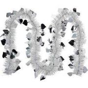 Clayre & Eef Kerstslinger Guirlande 200 cm Wit Kunststof