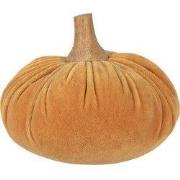 Clayre & Eef Decoratie Pompoen Ø 15x12 cm Oranje Polyester