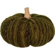 Clayre & Eef Decoratie Pompoen Groen Polyester