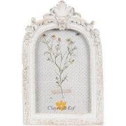 Clayre & Eef Fotolijst 10x15 cm Wit Polyresin
