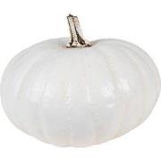 Clayre & Eef Decoratie Pompoen Ø 17x13 cm Wit Polyresin