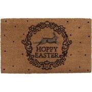 Clayre & Eef Deurmat 75x45 cm Bruin Kokos Konijn