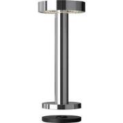 Sompex Tafellamp Boro | Zilver | Led - oplaadbaar - voor binnen en bui...