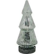 Clayre & Eef Kerstdecoratie met LED-verlichting Kerstboom Ø 7x16 cm Zi...