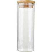 Clayre & Eef Voorraadpot Ø 5x16 cm Transparant Glas