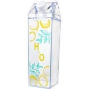 Clayre & Eef Drinkfles 750 ml Transparant Kunststof Citroenen