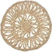 Clayre & Eef Placemat Ø 30 cm Beige Stro