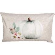 Clayre & Eef Kussenhoes Beige Groen Polyester Pompoen