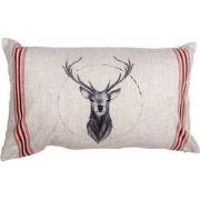 Clayre & Eef Kussenhoes 30x50 cm Beige Polyester Hert