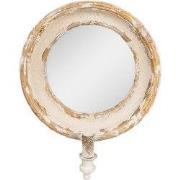 Clayre & Eef Spiegel 38x14x47 cm Beige Hout