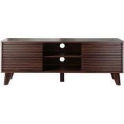 TV-meubel met laminaathout-effect fronten L135 cm - FRIBOURG