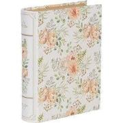 Clayre & Eef Opbergdoos Boeken 17x14x5 cm Wit Karton