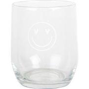 Clayre & Eef Waterglas 300 ml Transparant Glas smile