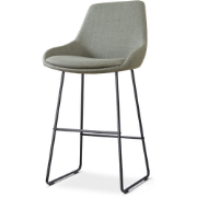 Nino-Isa barkruk saliegroen - zwart onderstel - 75 cm