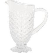 Clayre & Eef Decoratie Schenkkan 1100 ml Transparant Glas