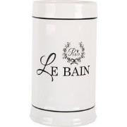 Clayre & Eef Tandenborstelhouder Ø 8x13 cm Wit Keramiek