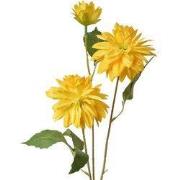 Clayre & Eef Kunstbloem 70 cm Geel Kunststof