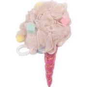 Clayre & Eef Badspons Ø 10x18 cm Roze Polyester