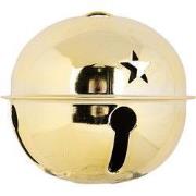 Clayre & Eef Kersthanger Bel Ø 9x9 cm Goudkleurig Metaal