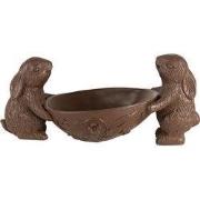 Clayre & Eef Decoratie Beeld Konijnen 34x15x15 cm Bruin Kunststof