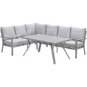 Garden Impressions Senja lounge dining set 3-delig links - valley sand