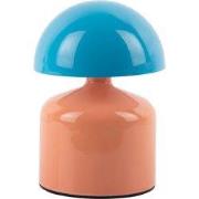 Leitmotiv - Tafellamp Funky Impetu LED - Peach orange & aqua blue