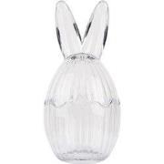 Clayre & Eef Glazen potje Ei Ø 10x21 cm Transparant Glas