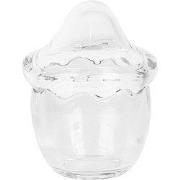 Clayre & Eef Glazen potje Ø 9x12 cm Transparant Glas