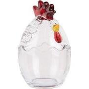 Clayre & Eef Glazen potje Kip Ø 10x17 cm Transparant Glas